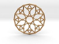 Math Graph Pendant | 3D