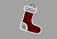 Cristmas Sock Charm | 3D