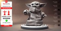 Baby Yoda 3D Printing Figurine | Assembly