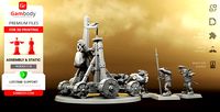 Greenskins Catapult 3D Printing Miniatures | Assembly