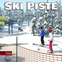 Ski Piste for Poser