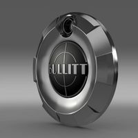 Ford Mustang Bullit logo 3D Model