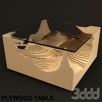 Plywood table