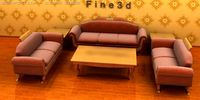 04Combination Sofa014 3D Model