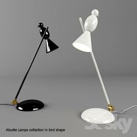 Aloutte Lamps in bird shape