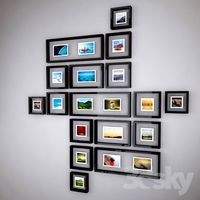 Frames with photos