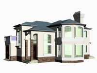 Villa 083 3D Model