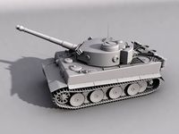 Tiger tank 3D Model