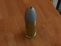 9MM Bullet 3D Model