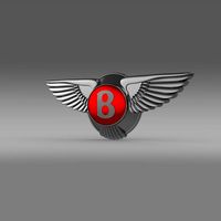 Bentley new logo 3D Model