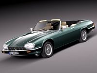 Jaguar XJS convertible 1975 3D Model