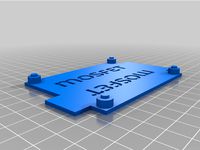 Mounting plate for heatbed mosfet