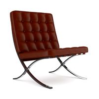 Leather Chair three colors 3D Model