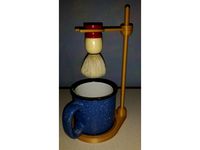 Shaving Mug and Brush Holder