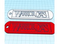 Warrior Cats Book Logo Keychain