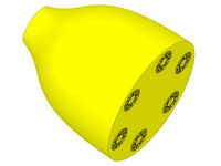 Vortex Shower Head with Cover