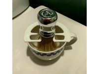 Shave brush holder on mug