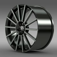 VW Polo R WRC Street rim 3D Model