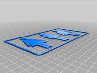 Toilet sign according to EU anti-discrimination law