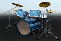 Drum Kit 3D Model