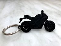 Honda Motorcycle Keyring (CB125R)