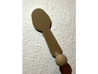 Towel hook spoon style