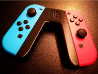Dual Joycon Grip with Switch Logo