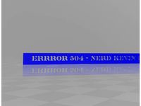 ERROR 504 - NERD KEVIN CAN WAIT...