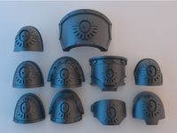 Space Marine Shoulder Pads - Consecrators