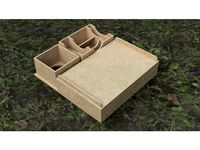 Mondo, Insert/Organizer, Laser Cut