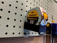 Pegboard Tape Measure Holder
