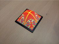 Abelian Sandpile, 27x27 all-1s recurrent configuration