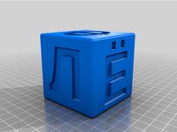 Cube with RUS Letters