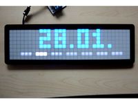 AWTRIX one-part LED grid with diffuser and one-part frame
