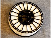 Collapsible reel for 3D plastic