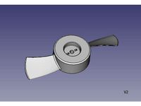 Electric outboard propeller (2, 3, 4 blades) V2