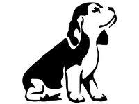 Beagle stencil