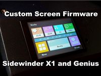 Custom Screen Firmware for Sidewinder X1 and Genius