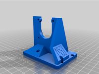 Titan Aero mount with air duct for Geeetech i3