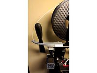 Snap on Filament Guide + Scraper Holder (Ender 3)