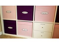 Ikea Kallax/Expedit Bin Labels for Kids Clothes