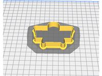 Airplane cookie cutter top