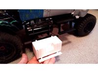 Scale square fuel tank