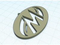 Motiv Bowling Logo Keychain