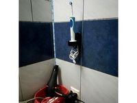 Wallmount for Braun oral-b toothbrush charger with hook
