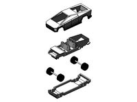 Tesla Cybertruck (Hotwheels style)