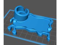 Ink Splat Sample and Pen Holder