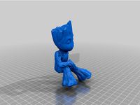 sitting cool groot