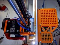 Probe mount for Anet A8 with E3D Hemera