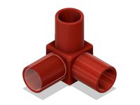 Angled tubular bracket 20,3mm